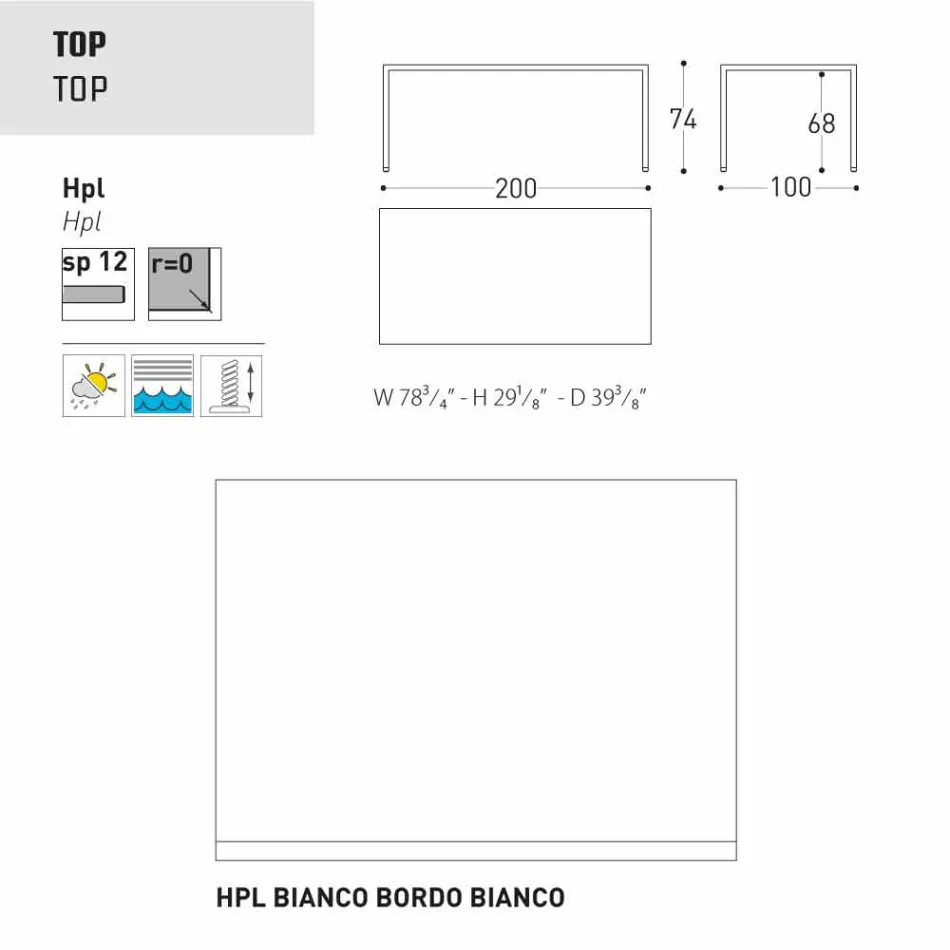 Varaschin Victor tafel voor binnen en tuin dineren, modern design Viadurini