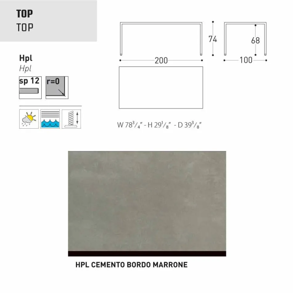 Varaschin Victor tafel voor binnen en tuin dineren, modern design Viadurini