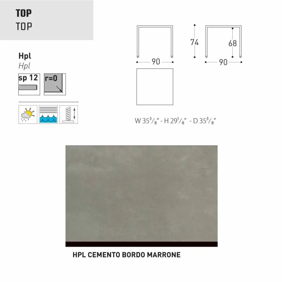 Varaschin Victor tafel voor binnen en tuin dineren, modern design Viadurini