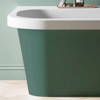 Glanzend / ondoorzichtig bad in twee kleuren, vrijstaand, modern - Margex