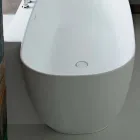 Wit design vrijstaande badkuip in moderne stijl - Lipperiavas1 Viadurini