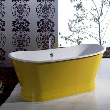 Bath gietijzeren vrijstaande modern design Betty kleurrijke Viadurini