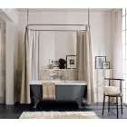 Vintage vrijstaande badkuip met voeten, in gietijzer - Nausica Viadurini