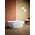 Vrijstaande badkuip, gemaakt in Italië, in Solid Surface - Flow Viadurini