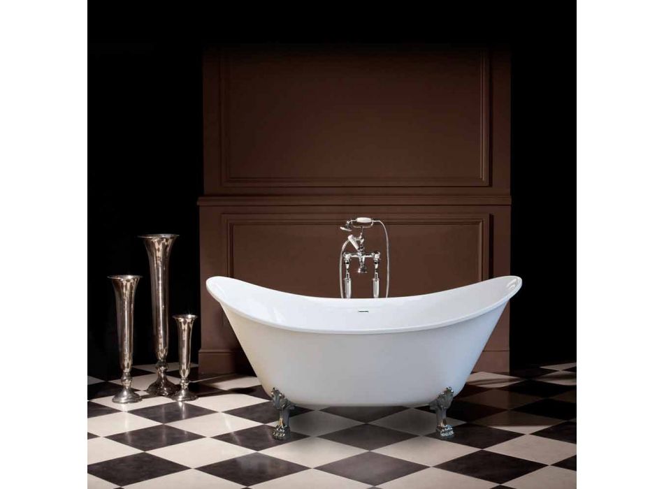 Bath witte vrijstaande modern design 173x75cm Katie Viadurini