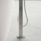 Vrijstaande moderne design badkamer glanzend wit of mat - gezicht Viadurini