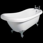 Bath vrijstaande modern design in wit acryl Dawn 1700x750mm Viadurini