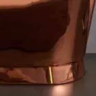 Badkamer ontwerp vrijstaande nikkel en koper Angelica Viadurini