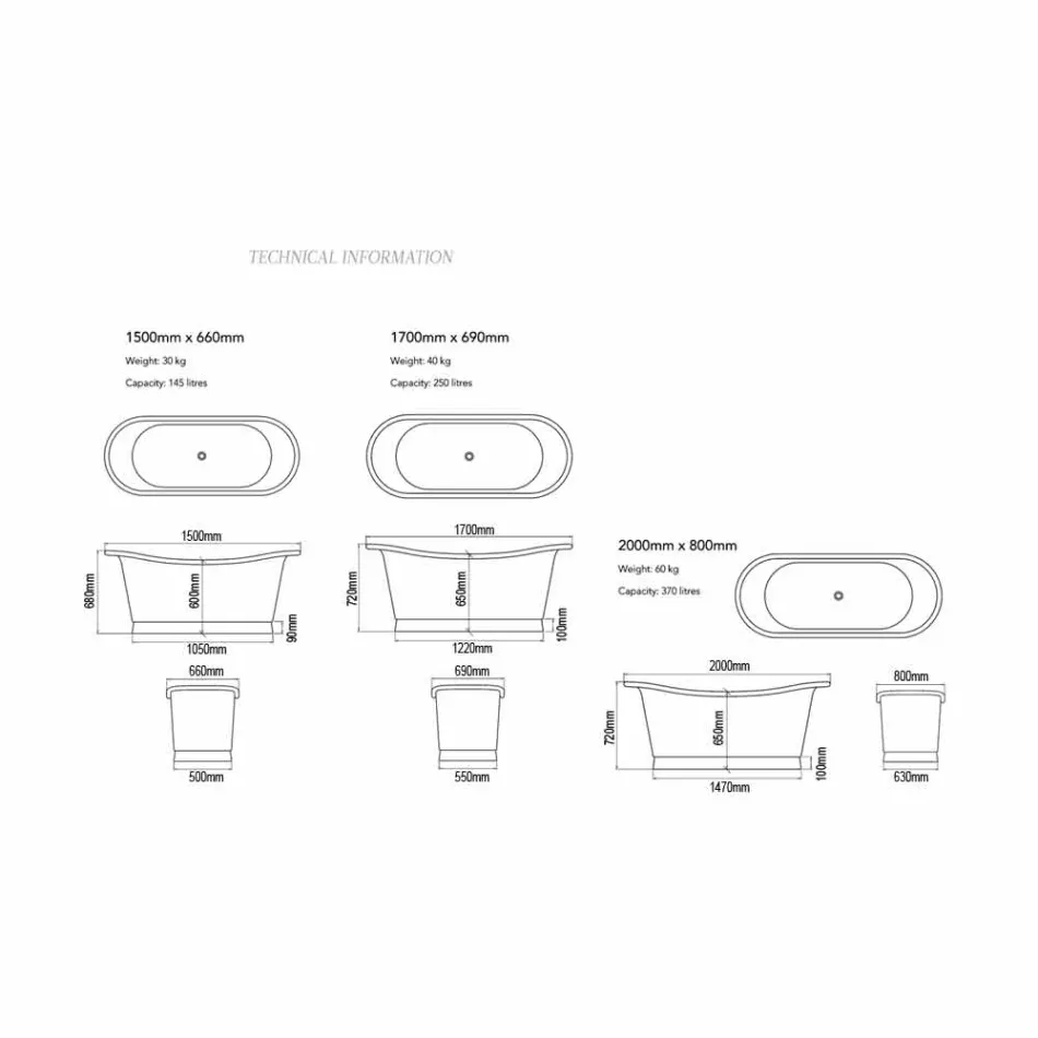 Badkamer ontwerp vrijstaande nikkel en koper Angelica Viadurini