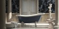 Klassiek design vrijstaand bad van blauwe hars, Fregona gemaakt in Italië
