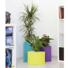 Modulaire vazen in gekleurd polyethyleen Made in Italy 3 stuks - Flowes Viadurini