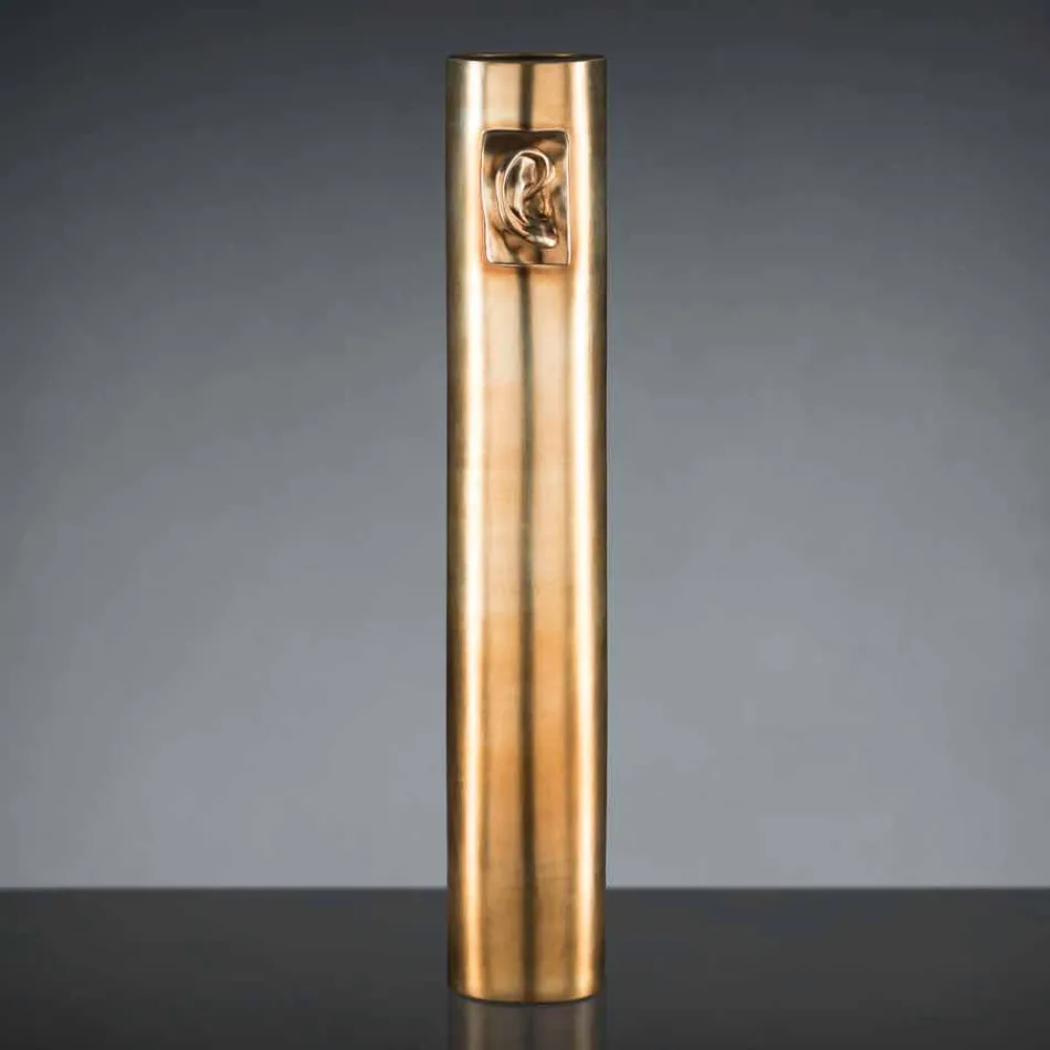 Hoge ambachtelijke vaas in gekleurd keramiek Made in Italy - Monte Viadurini