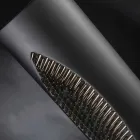 Hoge binnenvaas in mat zwart keramiek en staal Made in Italy - Jesolo Viadurini