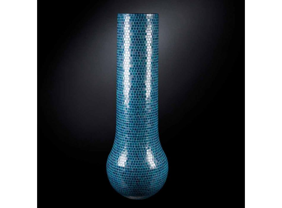 Hoge binnenvaas in gekleurd polyethyleen Made in Italy - Lepanto Viadurini