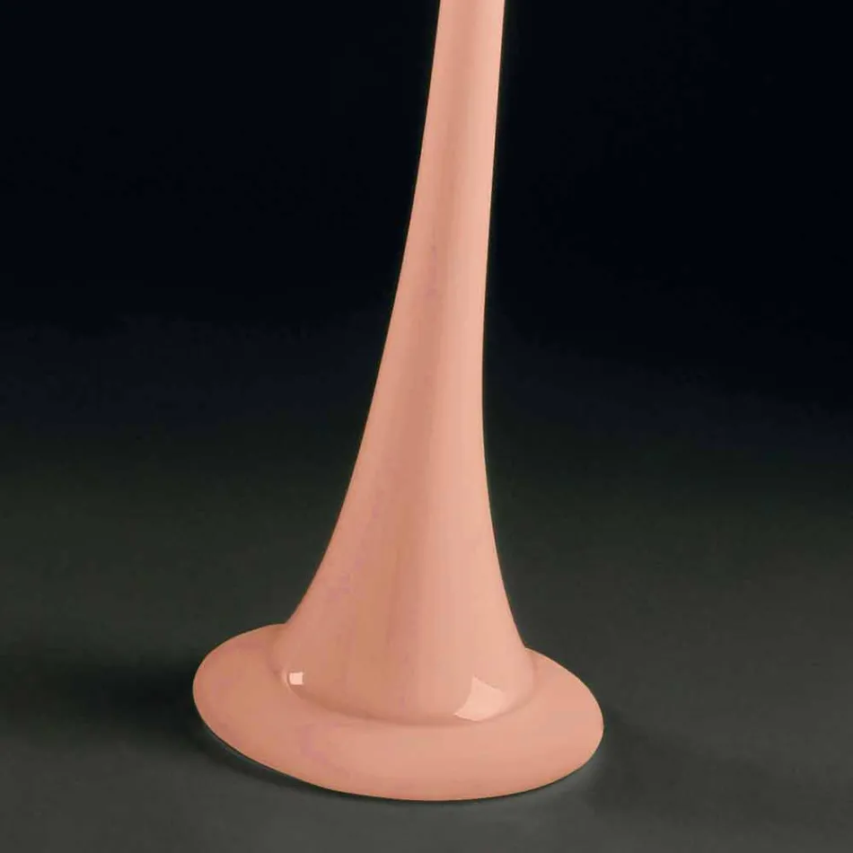 Hoge binnenvaas in gekleurd glas Modern design Made in Italy - Elviro Viadurini