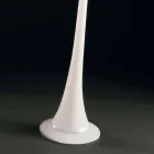 Hoge binnenvaas in gekleurd glas Modern design Made in Italy - Elviro Viadurini