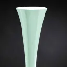 Hoge decoratieve glas-in-loodvaas gemaakt in Italië - Singapore Viadurini