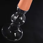 Hoge decoratieve glas-in-loodvaas gemaakt in Italië - Singapore Viadurini