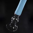 Hoge decoratieve glas-in-loodvaas gemaakt in Italië - Singapore Viadurini