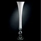 Hoge decoratieve glas-in-loodvaas gemaakt in Italië - Singapore Viadurini