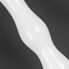 Hoge decoratieve vaas in transparant en wit glas Made in Italy - Gondo Viadurini