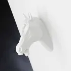 Hoge binnenvaas in wit keramiek, handgemaakt in Italië - Jacky Viadurini