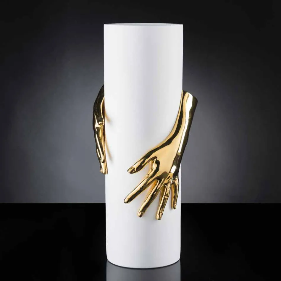 Hoge keramische binnenvaas, handgemaakt in Italië - Monte Viadurini