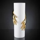 Hoge keramische binnenvaas, handgemaakt in Italië - Monte Viadurini