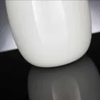 Handgemaakte witte of grijze glanzende glazen vaas gemaakt in Italië - Malindi Viadurini