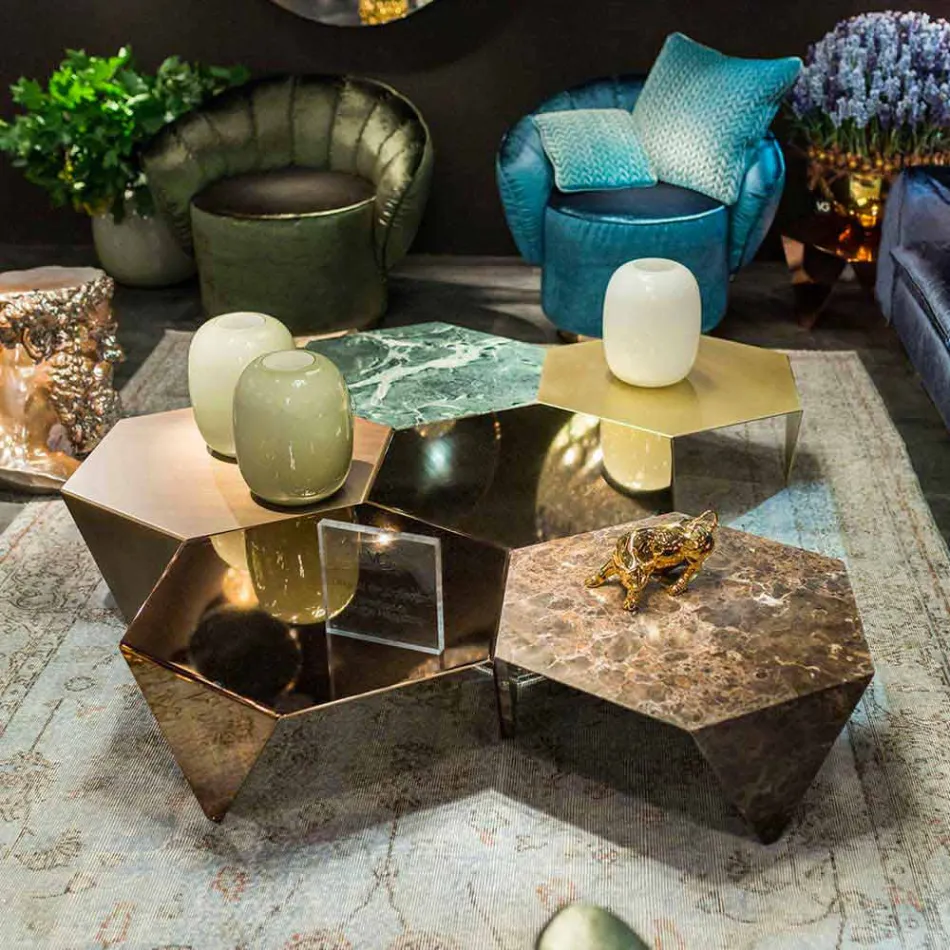 Handgemaakte witte of grijze glanzende glazen vaas gemaakt in Italië - Malindi Viadurini