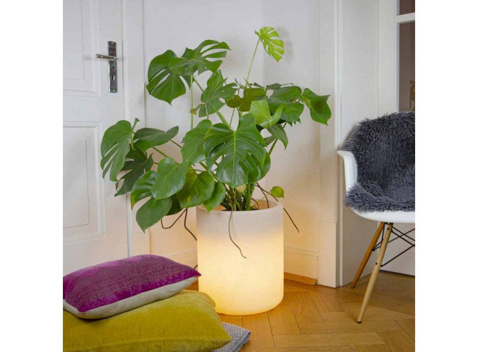 Vaas met tuinverlichting of woonkamer gekleurd modern design - Cilindrostar