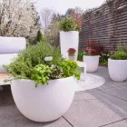 Vaas met led- of zonne-verlichting Modern ontwerp van verschillende afmetingen - Svasostar Viadurini