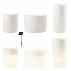 Vaas met zonne-verlichting of led-ontwerp voor binnen of buiten - Cilindrostar Viadurini