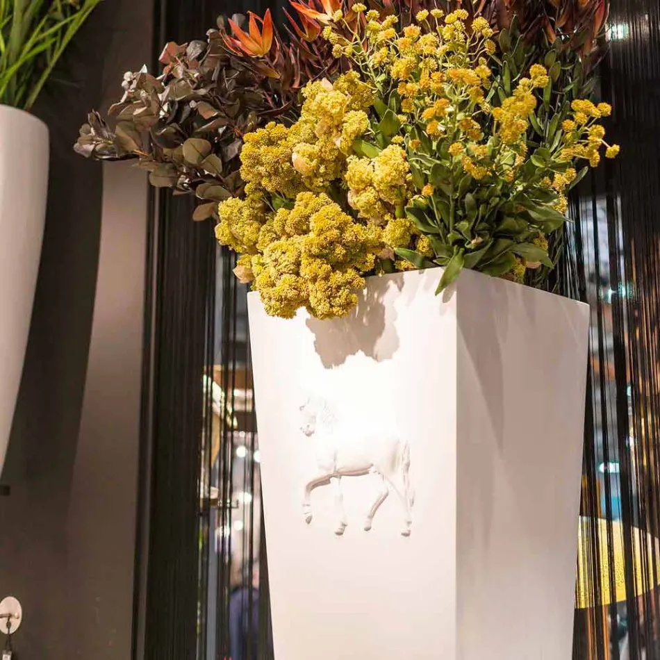 Vaas van modern design cube 100% Made in Italy Cody Viadurini