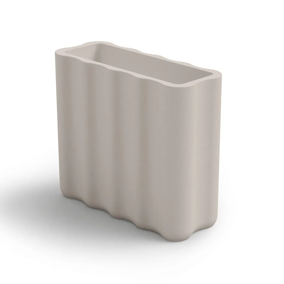 Buitenvaas in gekleurd polyethyleen 2 maten Made in Italy - Barbia Viadurini