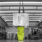 Mat gekleurde polyethyleen buitenvaas gemaakt in Italië - Proud Viadurini