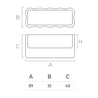 Buitenvaas in gekleurd polyethyleen Gemaakt in Italië - Messy Viadurini