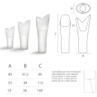 Lichtgevende buitenvaas in wit polyethyleen Made in Italy - Galileo Viadurini