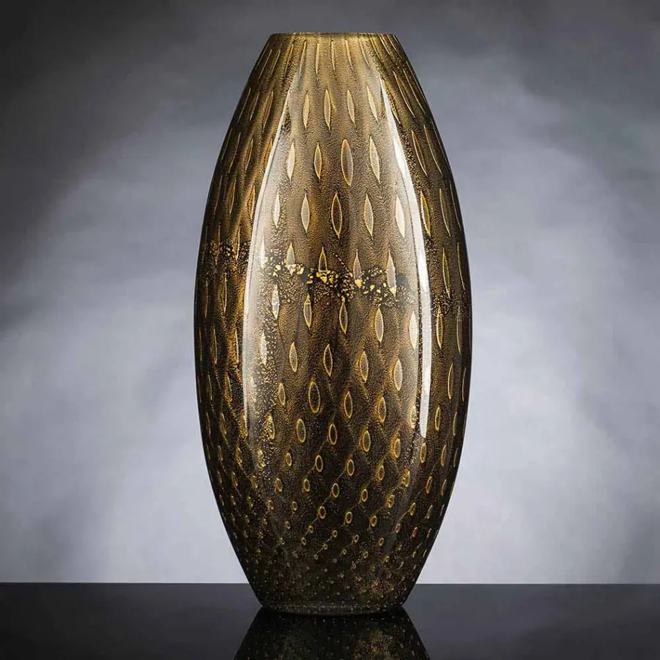 Binnenvaas in gekleurd Murano geblazen glas gemaakt in Italië - Asper Viadurini