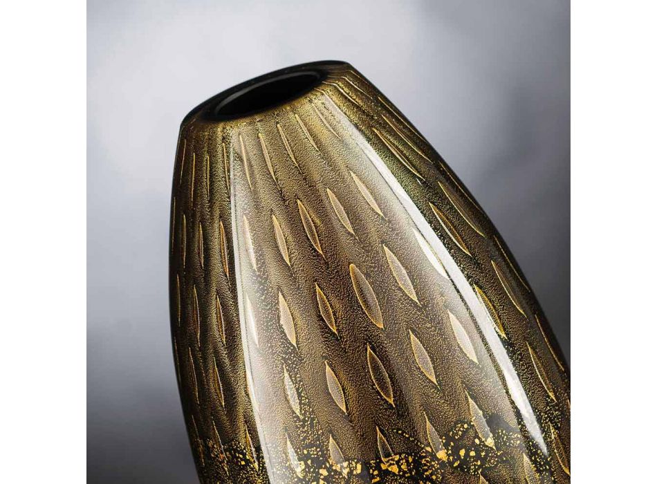 Binnenvaas in gekleurd Murano geblazen glas gemaakt in Italië - Asper Viadurini