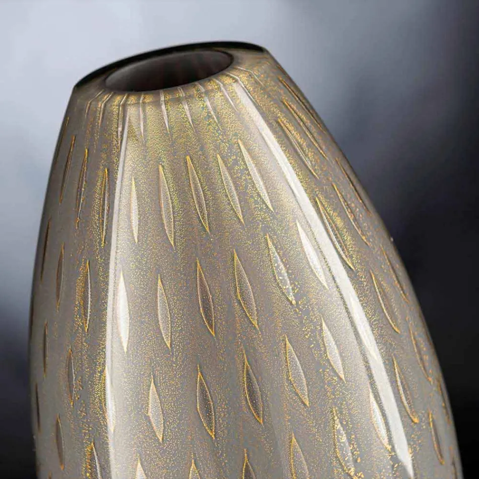 Binnenvaas in gekleurd Murano geblazen glas gemaakt in Italië - Asper Viadurini