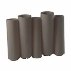 Decoratieve gekleurde vaas Dia Bamboe modern ontwerp gemaakt in Italië Viadurini