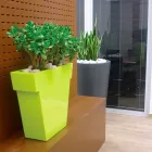 Gekleurde decoratieve vaas Dia De moderne polyethyleen vaas gemaakt in Italië Viadurini