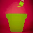 Gekleurde decoratieve vaas Dia De moderne polyethyleen vaas gemaakt in Italië Viadurini