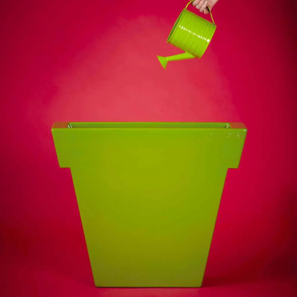 Gekleurde decoratieve vaas Dia De moderne polyethyleen vaas gemaakt in Italië Viadurini