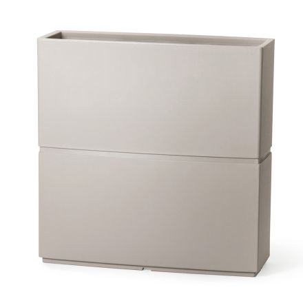 Decoratieve binnenvaas in polyethyleen 2 maten Made in Italy - Lambo Viadurini