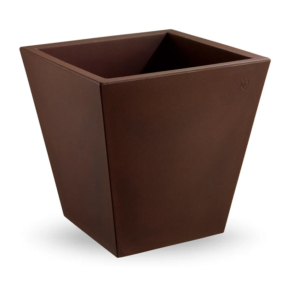 Decoratieve binnenvaas in gekleurd polyethyleen Made in Italy - Mengo Viadurini