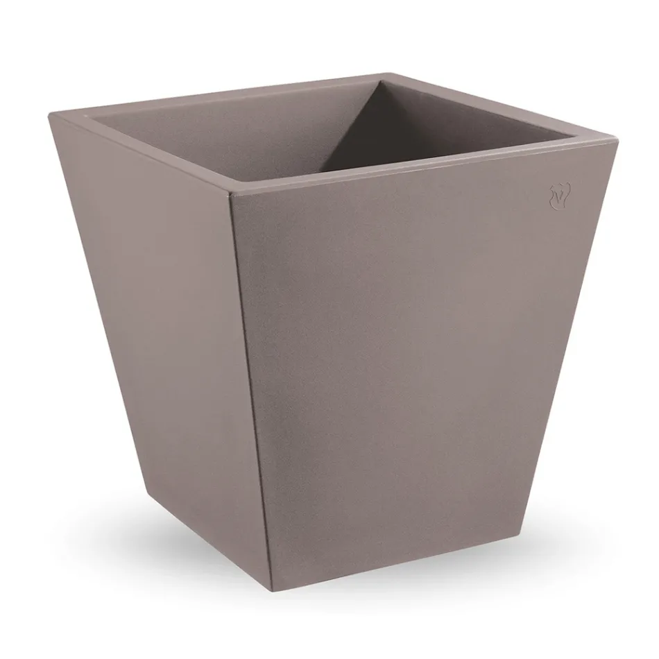 Decoratieve binnenvaas in gekleurd polyethyleen Made in Italy - Mengo Viadurini