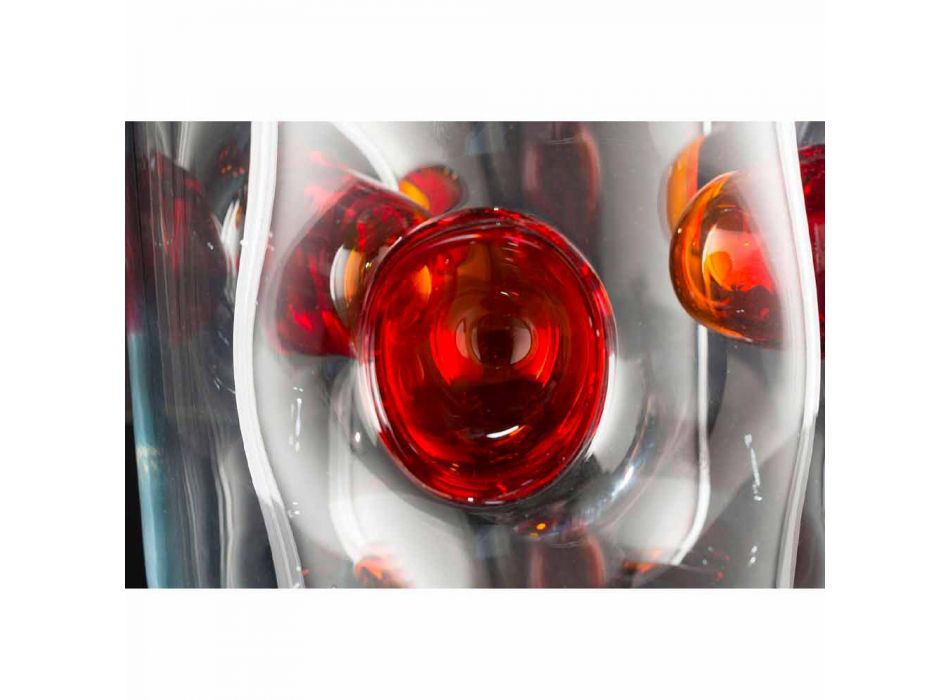 Decoratieve binnenvaas van geblazen Murano-glas Gemaakt in Italië - Rovigo Viadurini