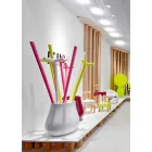 Decoratieve druppelvaas in polyethyleen Made in Italy - Monita Viadurini